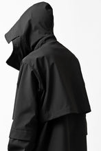 画像をギャラリービューアに読み込む, A.F ARTEFACT &quot;Trunk-Show&quot; LIGHT-WARMER MODS COAT / FLEECE BONDING NYLON (BLACK)