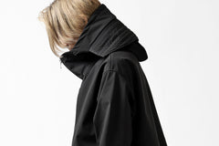 画像をギャラリービューアに読み込む, A.F ARTEFACT &quot;Trunk-Show&quot; LIGHT-WARMER MODS COAT / FLEECE BONDING NYLON (BLACK)