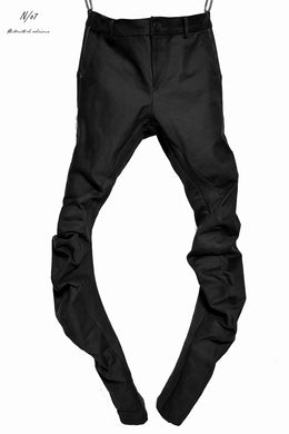 N/07 SPYRALPANT SLIM 13oz SPANDENIME * OVERLOCKED (BLACK)