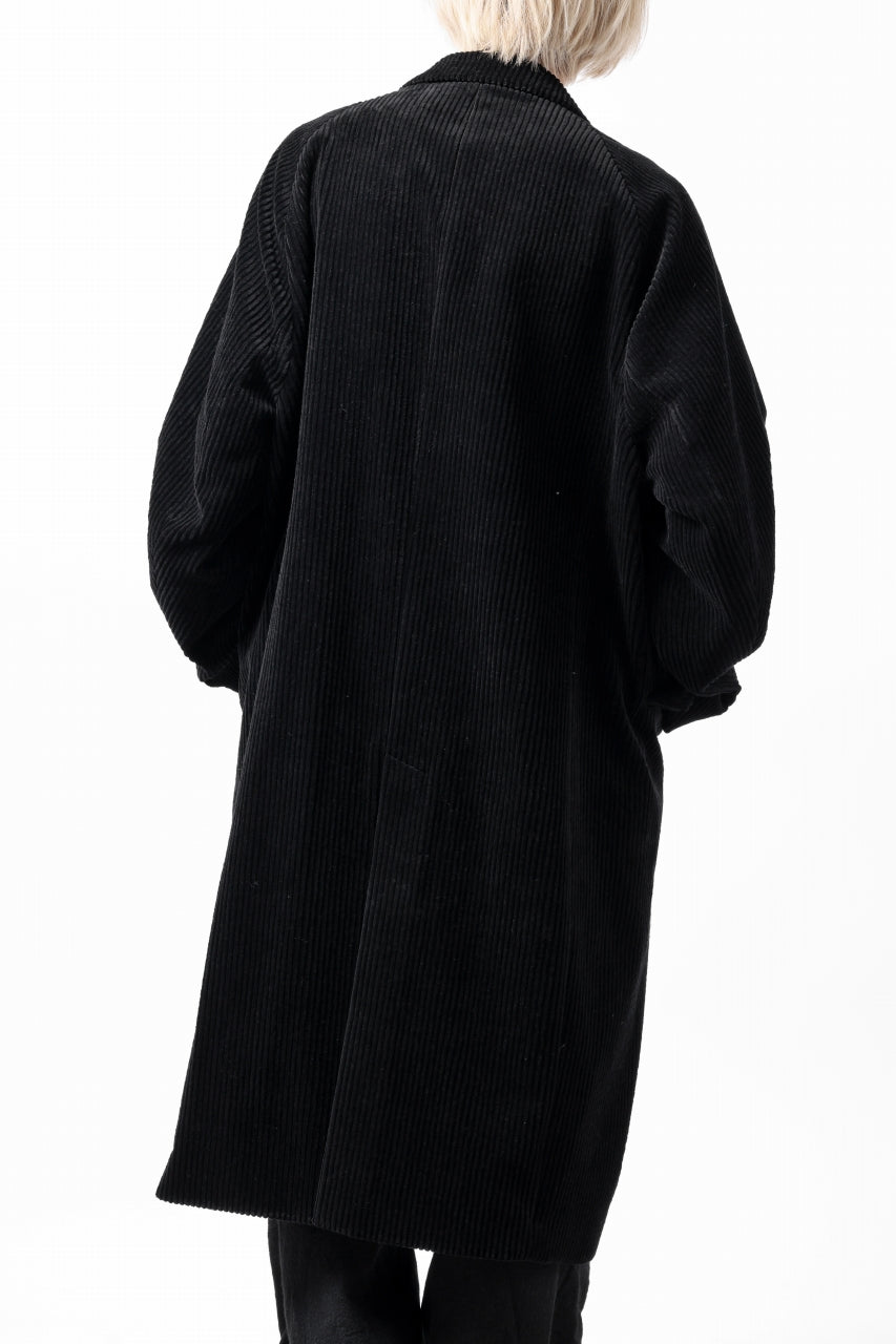 Load image into Gallery viewer, Hannibal. Oversized Fitting Corduroy Coat / ricardo 110. (BLACK CORD)