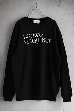 TOKYO SEQUENCE LOGO SWEATER TOP (BLACK)
